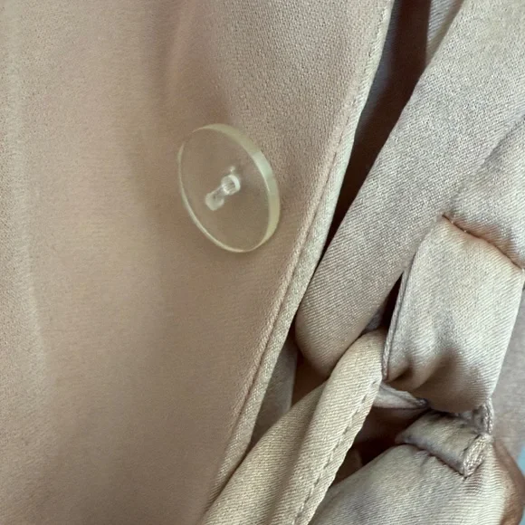 Women’s Satin Slip Dress in Blush Pink - Picture 14 of 16